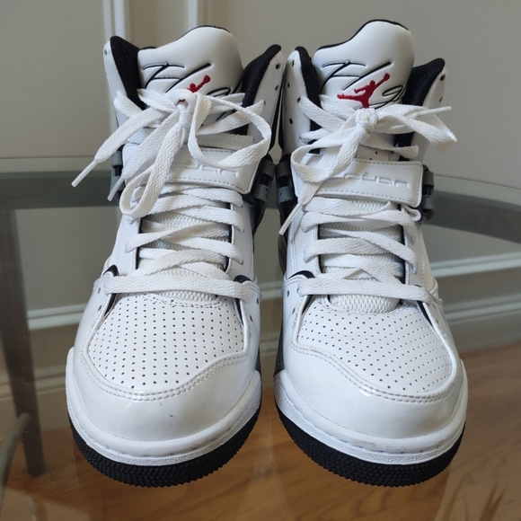 Jordan Flight 45 High White Cement 2010 384519-109 men's 8 - Picture 7 of 10